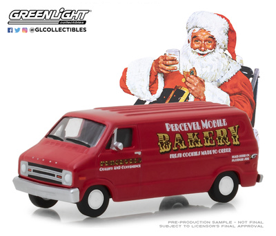 Dodge B-100 "Bakery" (1977) Norman Rockwell Greenlight escala 1/64