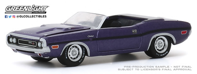 Dodge Challenger R/T Convertible "Barret Jackson" (1970) Greenlight 1/64