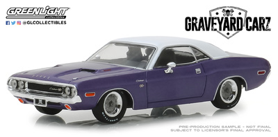 Dodge Challenger R/T "Graveyard Carz" (1970) Greenlight escala 1/43