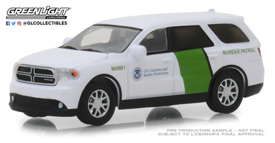 Dodge Durango "US. Custom and Border Protection Patrol" (2018) Greenlight 1/64