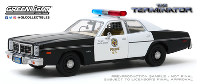 Dodge Mónaco Policía Metropolitana "Terminator" (1977) Greenlight 1/24