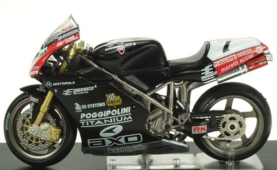 Ducati 998R nº 7 Pierfrancesco Chili (2002) Altaya escala 1/24