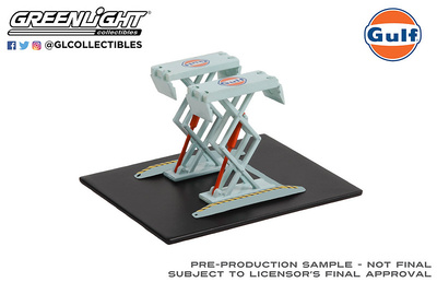 Elevador de doble tijera "Gulf" Greenlight 1/64