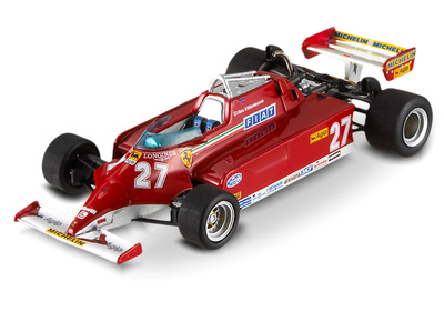 Ferrari 126 CK "GP. Mónaco" nº 21 Gilles Villeneuve (1981) Hot Wheels 1/43