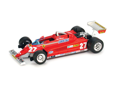 Ferrari 126 CK "GP. Montecarlo" nº 27 Gilles Villeneuve (1981) Brumm 1/43
