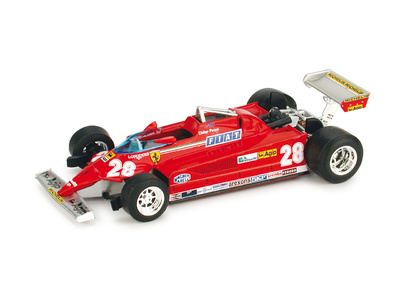 Ferrari 126 CK turbo "4º GP. Montecarlo" Didier Pironi (1981) Brumm 1/43