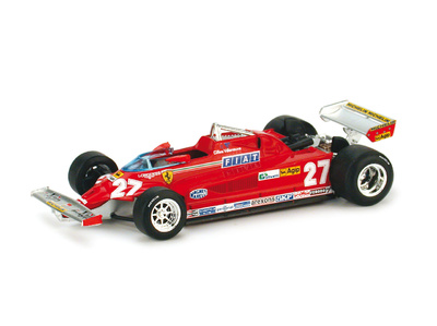 Ferrari 126 CK turbo "GP Italia" nº 27 Gilles Villeneuve (1981) Brumm 1/43