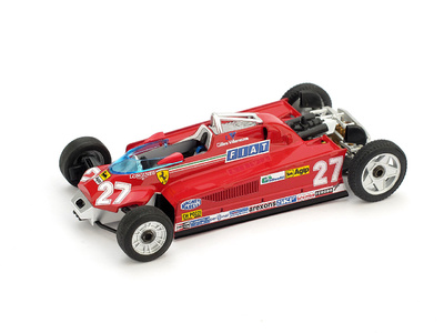 Ferrari 126CK "GP. Mónaco" nº 27 Gilles Villeneuve (1981) Brumm 1/43