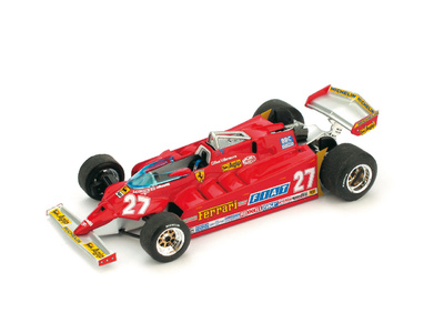 Ferrari 126CK "GP. USA Ovest" nº 27 Gilles Villeneuve (1981) Brumm 1/43