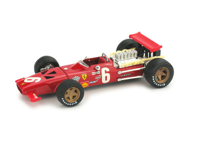 Ferrari 312 F1 "GP. Francia" nº 6 Chris Amon (1969) Brumm 1/43
