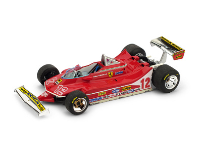 Ferrari 312 T4 "GP. Francia" nº 12 Gilles Villeneuve (1979) Brumm 1:43