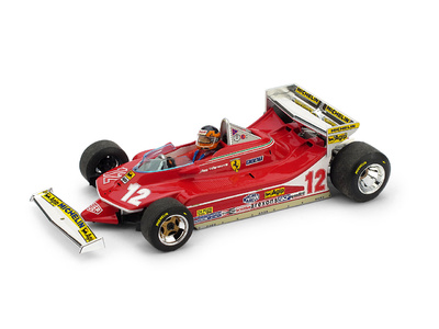 Ferrari 312 T4 "GP. Mónaco" nº 12 Gilles Villeneuve (1979) Brumm 1:43