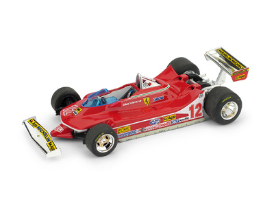 Ferrari 312 T4 "GP. Usa Oeste" nº 12 Gilles Villeneuve (1979) Brumm 1:43
