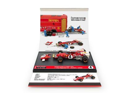 Ferrari 312B "1º GP. Italia" nº 4 Clay Regazzoni (1970) Brumm 1:43