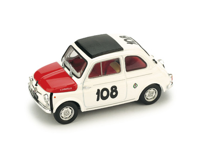 Fiat Abarth 595 "1º Coppa Gallega" nº 108 Leonardo Dürst (1965) Brumm 1/43