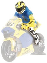 Figura de Valentino Rossi nº 46 "GP. Sachsenring" (2006) Minichamps 1/12