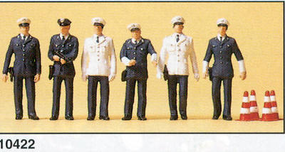 Figuras Policia Alemana BRD Preiser 1/87