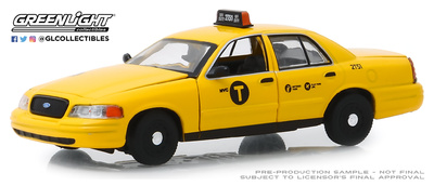 Ford Crown Victoria Taxi de Nueva York (2011) Greenlight 1/43