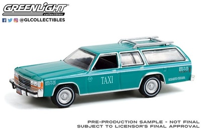 Ford LTD Crown Victoria Taxi  "Rosarito Beach Mexico" (1991) Greenlight 1/64