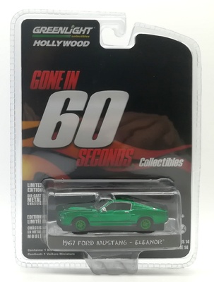 Ford Mustang “Eleanor” Gone in Sixty Seconds (1967) Green Machine 1/64