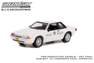 Ford Mustang SSP - Policia Estatal de Oregon (1993) Greenlight 1/64