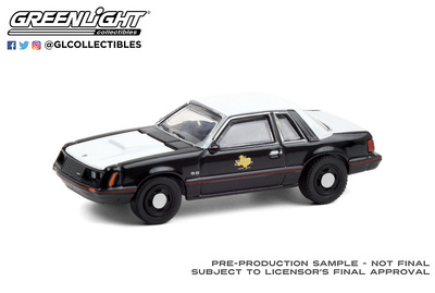 Ford Mustang SSP "Texas Department of Public Safety" (1982) Greenlight 1/64