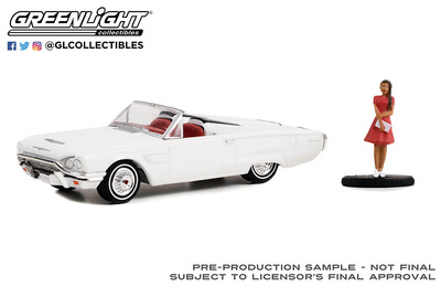 Ford Thunderbird con figura de mujer (1965) Greenlight 1/64