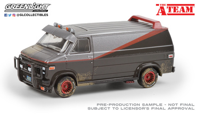 GMC Vandura "El Equipo A" versión sucia (1983) Greenlight 1/64