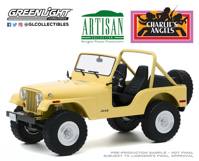 Jeep CJ-5 "Los Angeles de Charlie" (1980) Greenlight 1/18