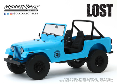 Jeep CJ-7 "Dharma" Perdidos (1977) Greenlight 1/18