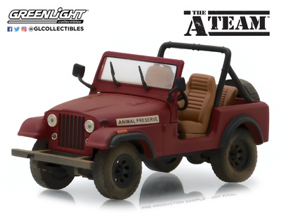 Jeep CJ-7 serie Tv - El equipo A  (1983) Greenlight escala 1/43
