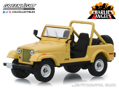 Jeep CJ5 pelicula Angeles de Charlie (1971) Greenlight escala 1/43
