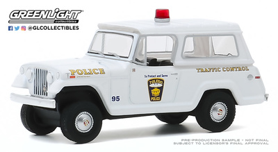 Jeep Comando "Kaiser" Policia de la ciudad de Toledo (Ohio ) (1969) Greenlight 1/64