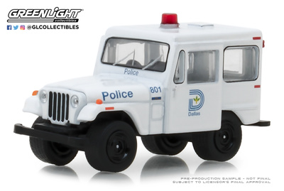 Jeep DJ-5 Policia de Texas - Dallas (1977) Greenlight 1/64
