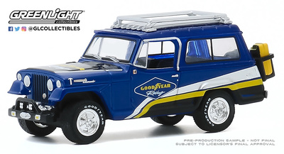 Jeep Jeepster Comando "Goodyear" (1967) Greenlight 1/64