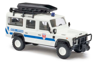 Land Rover Defender "CRS" Rescate Alpino Francés (1990) Busch 1:87