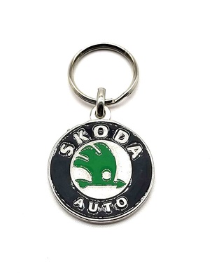 Llavero Esmaltado Logotipo Skoda