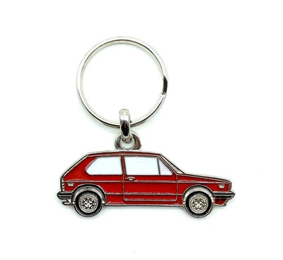 Llavero Esmaltado Perfil Vokswagen Golf GTi 1 (1974-84)