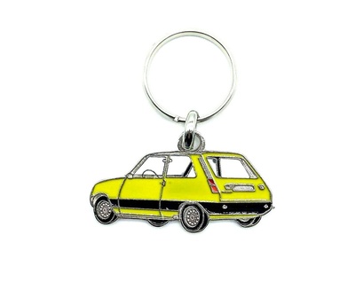 Llavero Esmaltado Renault 5 (1972-83) trasera