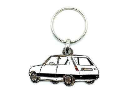 Llavero Esmaltado Renault 5 (1972-83) trasera