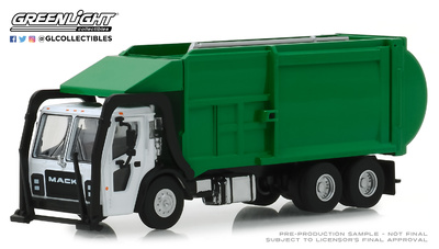 Mack LR Camión recogida basura (2019) Greenlight 1/64