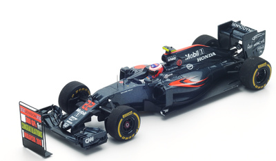 McLaren MP4-31 "GP. Malasia" nº 22 Jenson Button (con pitboard) (2016) Spark 1/43