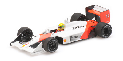 Mclaren MP4/4 GP. Hungría nº 12 Ayrton Senna (1988) Minichamps 1/43