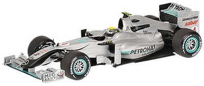 Mercedes GP "Showcar" nº 4 Nico Rosberg (2010) Minichamps 1/43