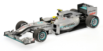 Mercedes W01 nº 4 Nico Rosberg (2010) Minichamps 1/18