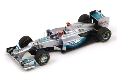 Mercedes W03 "GP Mónaco" nº 7 Michael Schumacher (2012) Spark 1/43
