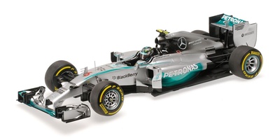 Mercedes W05 "GP. Abu Dhabi" nº 6 Nico Rosberg (2014) Minichamps 1:18
