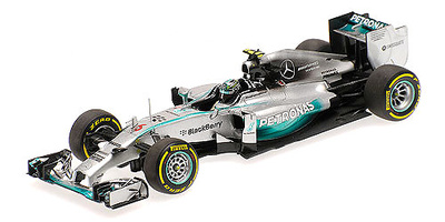 Mercedes W05 "GP. Abu Dhabi" nº 6 Nico Rosberg (2014) Minichamps 1:43