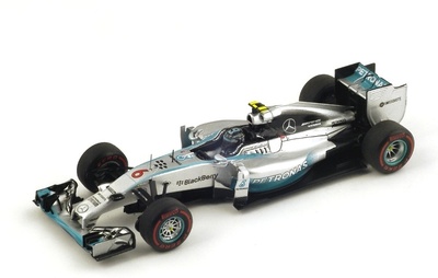Mercedes W05 "GP. Mónaco" nº 5 Nico Rosberg Spark (2014) 1:43