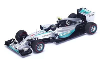 Mercedes W06 "GP. Mónaco" nº 6 Nico Rosberg (2015) Spark 1:18